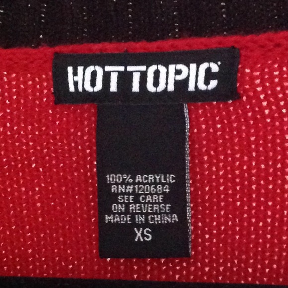 🍃🌹 Dead Inside - by Hot Topic Pullover Sweater - Picture 5 of 8